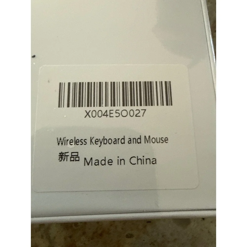 Wireless‎ Bluetooth Keyboard and Mouse Combo KM599 White Ultra Slim Set